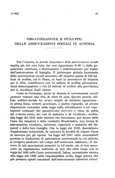 Le assicurazioni sociali pubblicazione della Cassa nazionale per le assicurazioni sociali