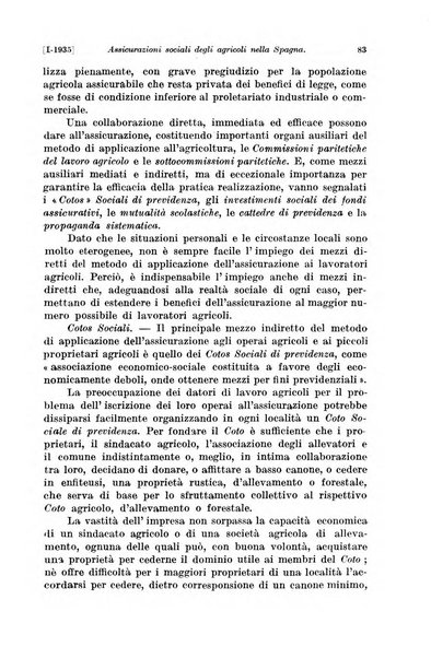 Le assicurazioni sociali pubblicazione della Cassa nazionale per le assicurazioni sociali