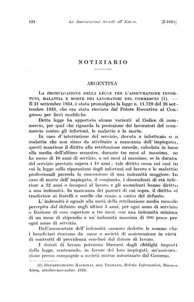 Le assicurazioni sociali pubblicazione della Cassa nazionale per le assicurazioni sociali