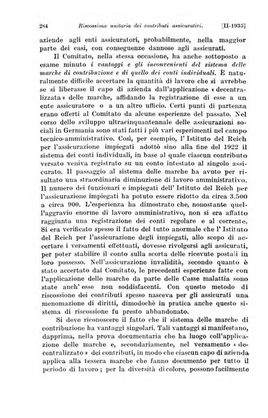 Le assicurazioni sociali pubblicazione della Cassa nazionale per le assicurazioni sociali