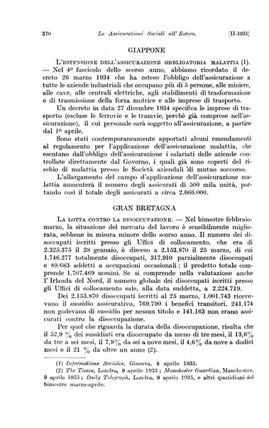 Le assicurazioni sociali pubblicazione della Cassa nazionale per le assicurazioni sociali