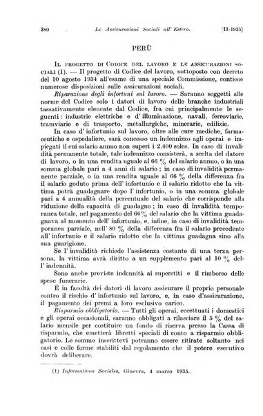 Le assicurazioni sociali pubblicazione della Cassa nazionale per le assicurazioni sociali