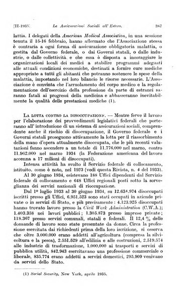 Le assicurazioni sociali pubblicazione della Cassa nazionale per le assicurazioni sociali