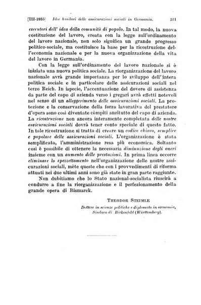 Le assicurazioni sociali pubblicazione della Cassa nazionale per le assicurazioni sociali