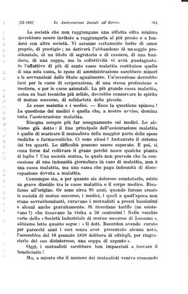 Le assicurazioni sociali pubblicazione della Cassa nazionale per le assicurazioni sociali