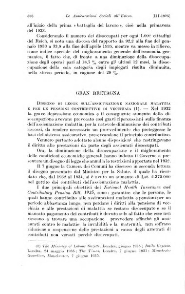 Le assicurazioni sociali pubblicazione della Cassa nazionale per le assicurazioni sociali