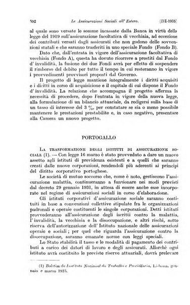 Le assicurazioni sociali pubblicazione della Cassa nazionale per le assicurazioni sociali