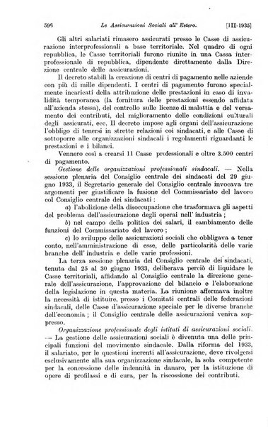 Le assicurazioni sociali pubblicazione della Cassa nazionale per le assicurazioni sociali