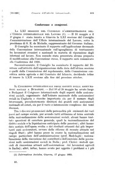 Le assicurazioni sociali pubblicazione della Cassa nazionale per le assicurazioni sociali