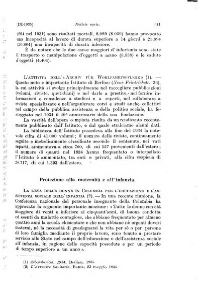 Le assicurazioni sociali pubblicazione della Cassa nazionale per le assicurazioni sociali