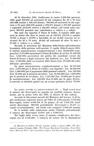 Le assicurazioni sociali pubblicazione della Cassa nazionale per le assicurazioni sociali