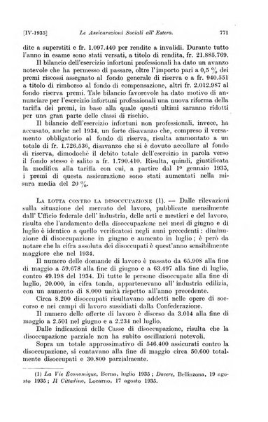 Le assicurazioni sociali pubblicazione della Cassa nazionale per le assicurazioni sociali