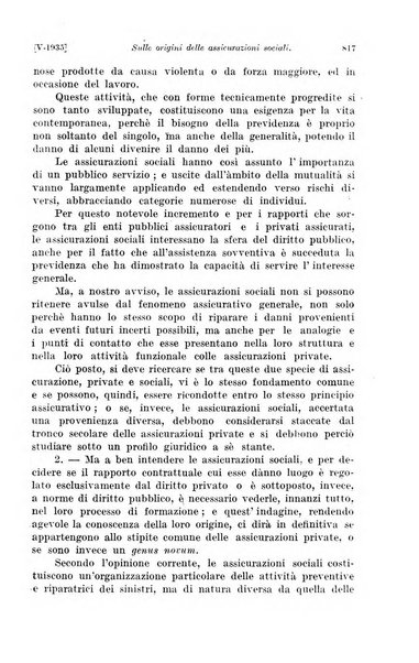 Le assicurazioni sociali pubblicazione della Cassa nazionale per le assicurazioni sociali