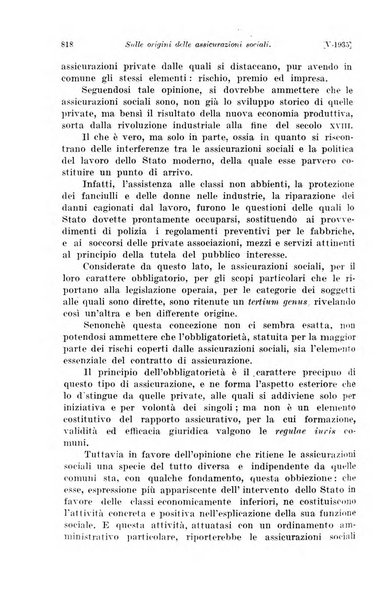 Le assicurazioni sociali pubblicazione della Cassa nazionale per le assicurazioni sociali