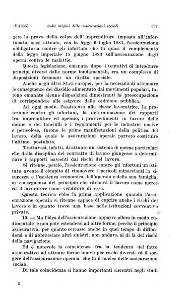 Le assicurazioni sociali pubblicazione della Cassa nazionale per le assicurazioni sociali