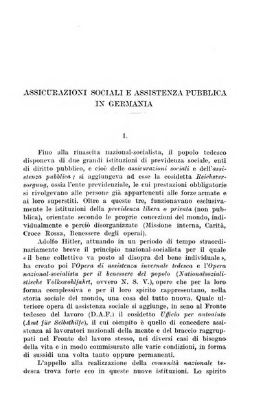 Le assicurazioni sociali pubblicazione della Cassa nazionale per le assicurazioni sociali