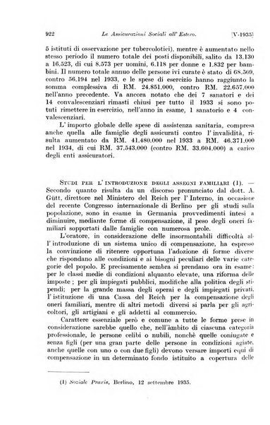 Le assicurazioni sociali pubblicazione della Cassa nazionale per le assicurazioni sociali