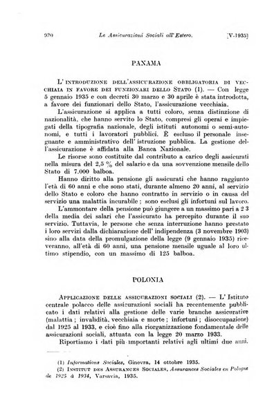 Le assicurazioni sociali pubblicazione della Cassa nazionale per le assicurazioni sociali