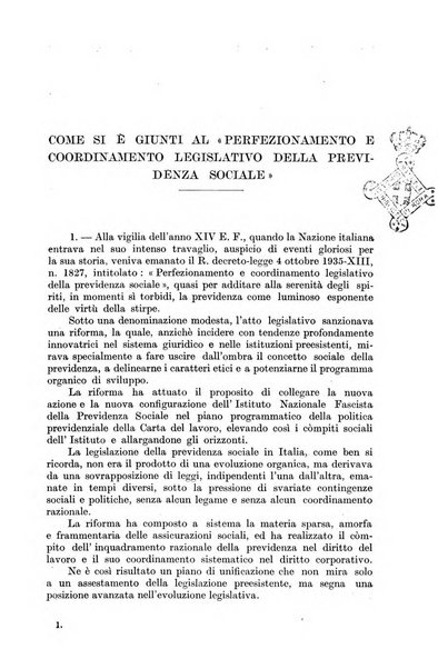 Le assicurazioni sociali pubblicazione della Cassa nazionale per le assicurazioni sociali