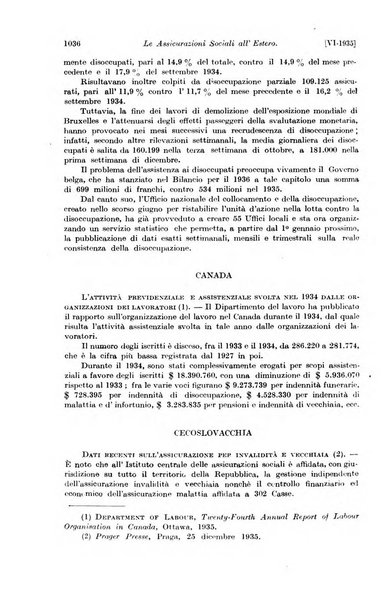 Le assicurazioni sociali pubblicazione della Cassa nazionale per le assicurazioni sociali