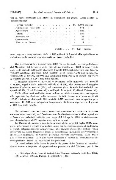 Le assicurazioni sociali pubblicazione della Cassa nazionale per le assicurazioni sociali