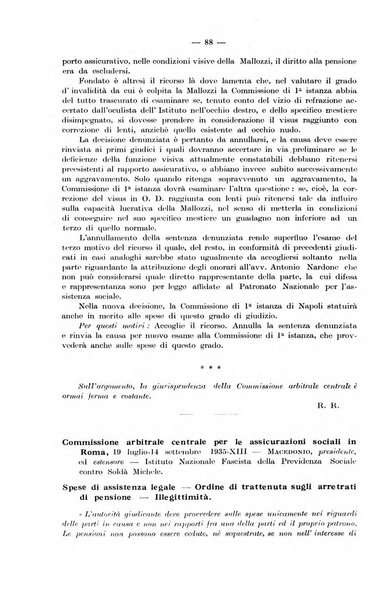 Le assicurazioni sociali pubblicazione della Cassa nazionale per le assicurazioni sociali