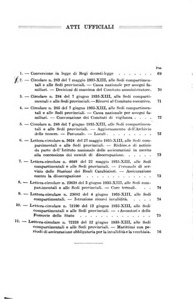 Le assicurazioni sociali pubblicazione della Cassa nazionale per le assicurazioni sociali