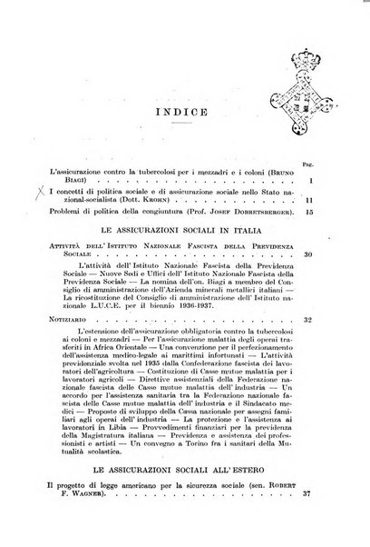 Le assicurazioni sociali pubblicazione della Cassa nazionale per le assicurazioni sociali