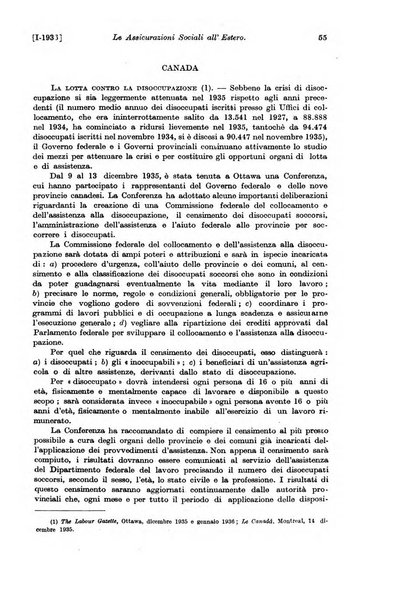 Le assicurazioni sociali pubblicazione della Cassa nazionale per le assicurazioni sociali