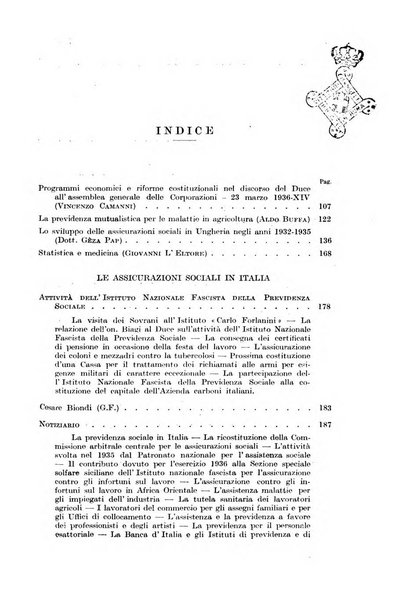 Le assicurazioni sociali pubblicazione della Cassa nazionale per le assicurazioni sociali