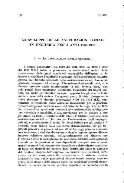 Le assicurazioni sociali pubblicazione della Cassa nazionale per le assicurazioni sociali