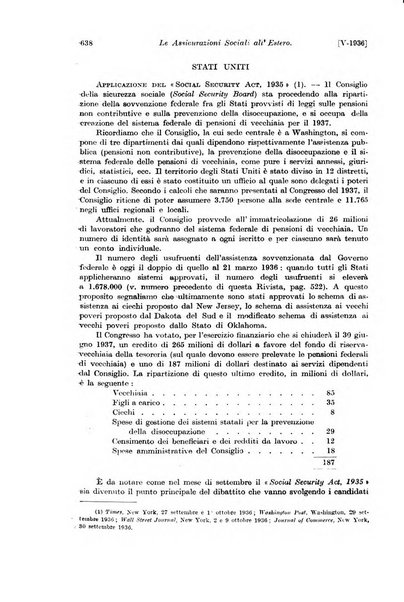 Le assicurazioni sociali pubblicazione della Cassa nazionale per le assicurazioni sociali