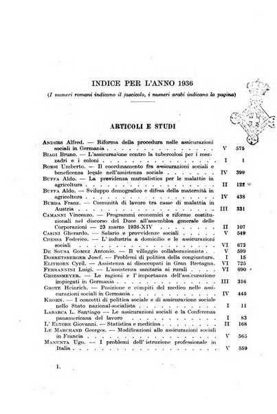 Le assicurazioni sociali pubblicazione della Cassa nazionale per le assicurazioni sociali