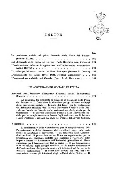 Le assicurazioni sociali pubblicazione della Cassa nazionale per le assicurazioni sociali