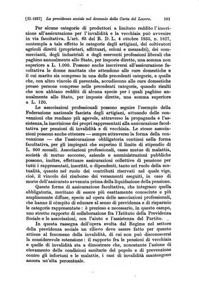 Le assicurazioni sociali pubblicazione della Cassa nazionale per le assicurazioni sociali