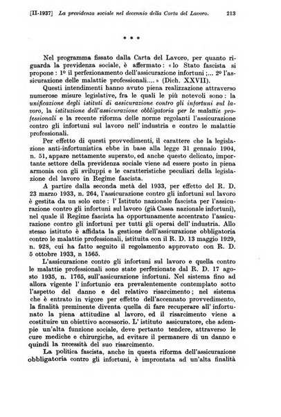 Le assicurazioni sociali pubblicazione della Cassa nazionale per le assicurazioni sociali