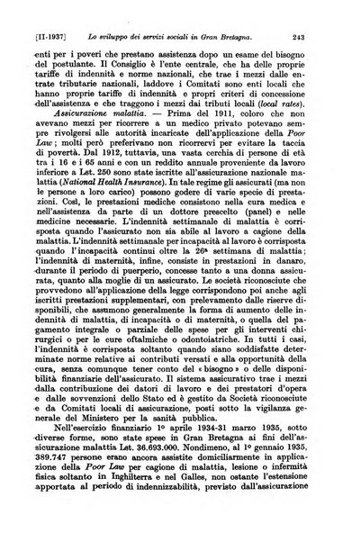 Le assicurazioni sociali pubblicazione della Cassa nazionale per le assicurazioni sociali