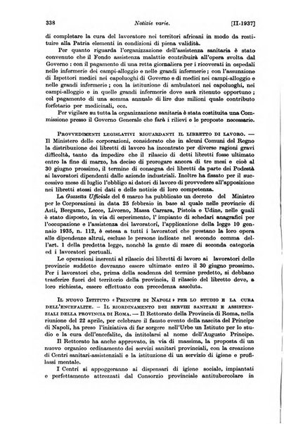 Le assicurazioni sociali pubblicazione della Cassa nazionale per le assicurazioni sociali