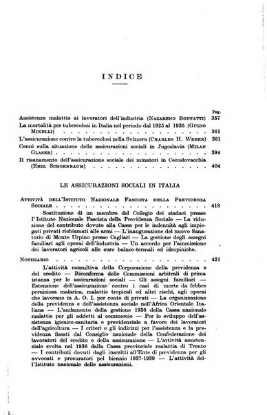 Le assicurazioni sociali pubblicazione della Cassa nazionale per le assicurazioni sociali