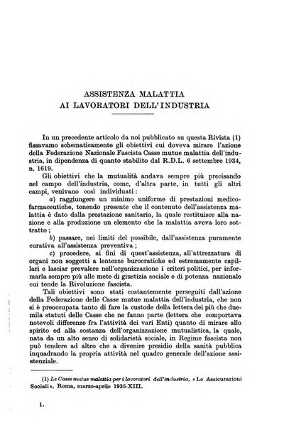 Le assicurazioni sociali pubblicazione della Cassa nazionale per le assicurazioni sociali