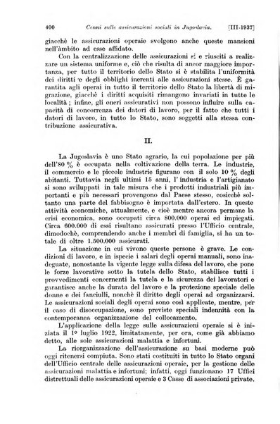 Le assicurazioni sociali pubblicazione della Cassa nazionale per le assicurazioni sociali