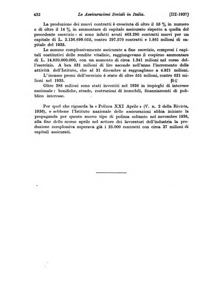 Le assicurazioni sociali pubblicazione della Cassa nazionale per le assicurazioni sociali