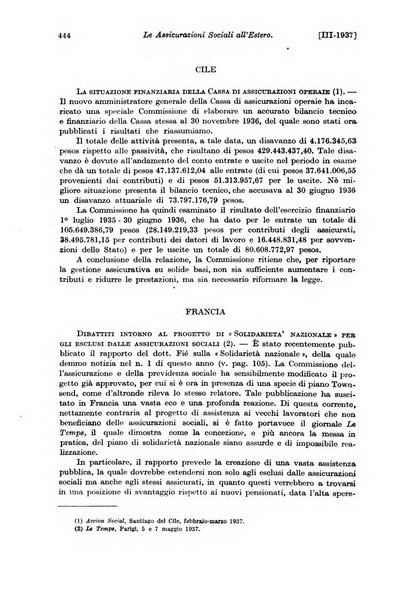 Le assicurazioni sociali pubblicazione della Cassa nazionale per le assicurazioni sociali