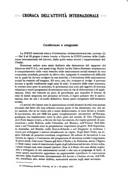 Le assicurazioni sociali pubblicazione della Cassa nazionale per le assicurazioni sociali