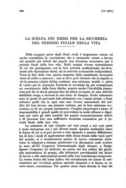 Le assicurazioni sociali pubblicazione della Cassa nazionale per le assicurazioni sociali