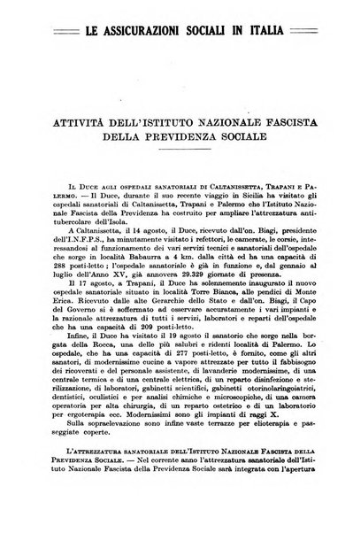 Le assicurazioni sociali pubblicazione della Cassa nazionale per le assicurazioni sociali