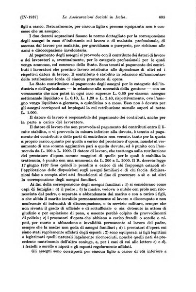 Le assicurazioni sociali pubblicazione della Cassa nazionale per le assicurazioni sociali