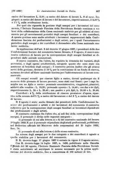 Le assicurazioni sociali pubblicazione della Cassa nazionale per le assicurazioni sociali