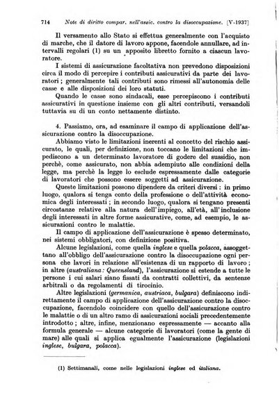 Le assicurazioni sociali pubblicazione della Cassa nazionale per le assicurazioni sociali