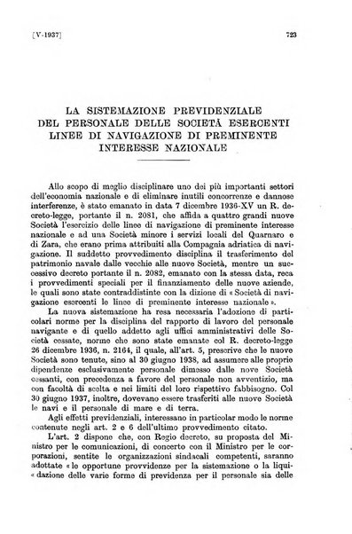 Le assicurazioni sociali pubblicazione della Cassa nazionale per le assicurazioni sociali